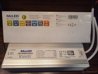 McLED napájecí zdroj pro led pásky12V 150w