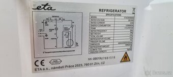 Prodám zánovní ledničku