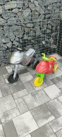 Dětská plastová motorka, odrážedlo