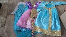 Kostymy od 110cm Elsa,Locika,Rebelka