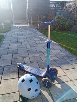 Koloběžka Playtive a helma 52-54 cm