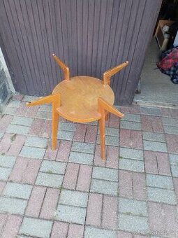 Konferenční retro stolek Jitona bez skleněné desky.