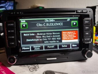Škoda Columbus RNS510 3T0035686N LED SSD DAB aktualizované n