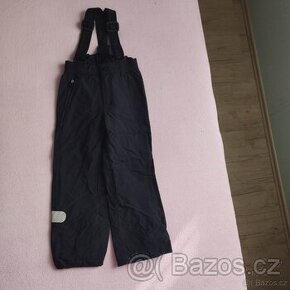 Reima zateplené kalhoty + merino leginy, čepice - vel. 110