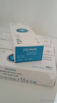 Kontaktní čočky Topvue Aquamax daily -4.25