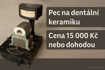 Starožitná elektrická pec na dentální keramiku
