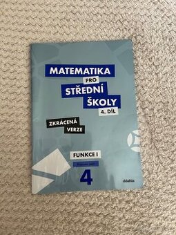Matematika pro střední školy 4.díl - 1