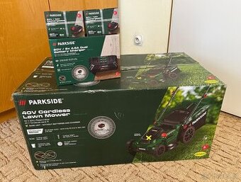 SADA: Aku sekačka Parkside |+2x baterie, rychlonabíječka