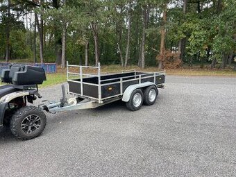 Bržděný masivní přívěs Hapert 2700 kg, 130x300, nová stk