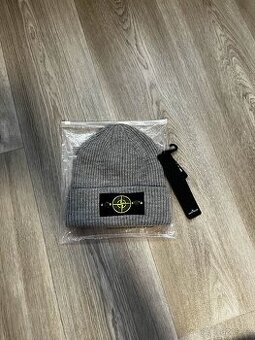 Stone island - zimní čepice - šedá