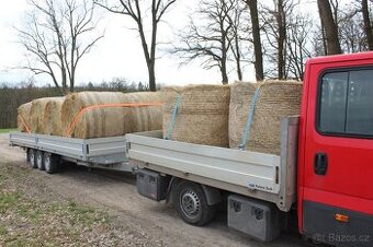 Doprava balíků sena a slámy - Rakovník