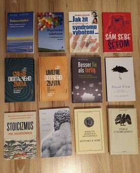 Predám knihy - sebaovládanie, umenie žiť, stoicizmus