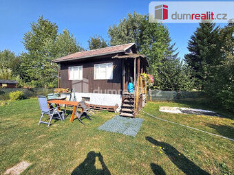 Pozemek + chata + bazén, Plzeň_Vejprnice, 411 m2