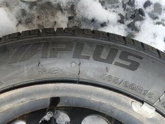 Zimní pneu+plech disky Toyota Aygo II,Citroen C1,Peugeot 108