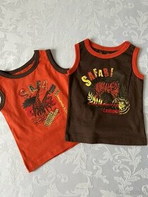 Nová dětská tílka a trička - mix velikostí - 100% bavlna