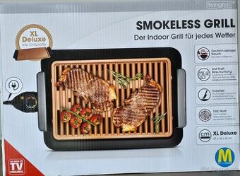 Livington Smokeless Grill XL Deluxe – nový, zabalený