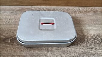 Dóza, krabice, box na potraviny, retro