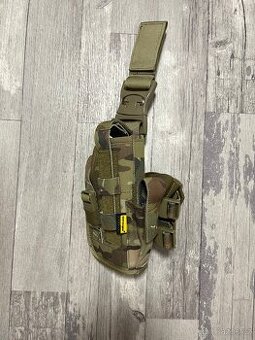 Stehenní pouzdro na pistoli – Multicam | TOP stav