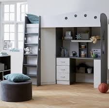 3v1 - postel,pod ní stůl, skříň pro děti i dospělé