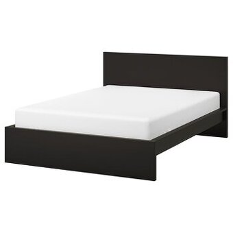 Ikea MALM Rám postele, černohnědá, 140x200 cm
