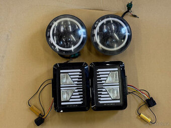 ZADNÍ + PŘEDNÍ LED SVĚTLA – JEEP WRANGLER JK
