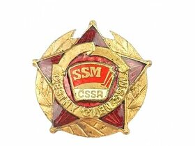 ☀️Kúpim odznak Čestný člen SSM - SSM ČSSR☀️ - 1