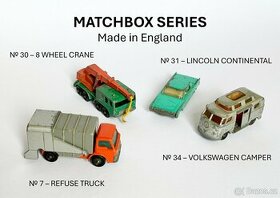 4x Matchbox series za symbolickou cenu