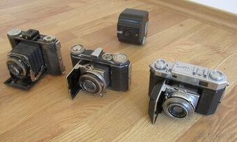 Kodak - 4 fotoaparáty Retina I, IIa, Duo 620 +prodej sbírky