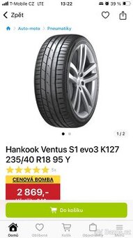 Letní pneumatiky 235/40 R18