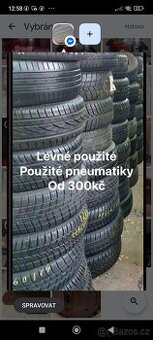 Výprodej letních pneumatik od 400kč