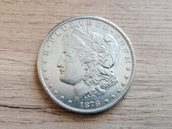 Stříbro 1 Morgan Dollar 1878 USA Spojené státy americké Ag