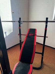 Posilovací lavice včetně kladky