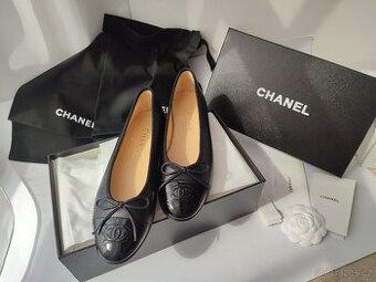 Baleríny Chanel – pravá kůže - 1