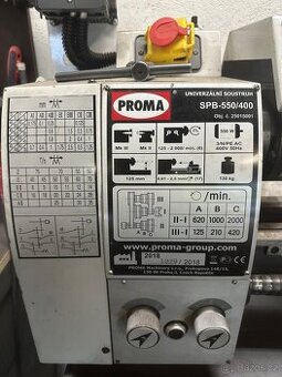 Soustruh na kov PROMA SPB-550/400