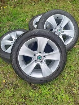 Alu kola 5x112 originál Škoda Superb II 205/55 R16