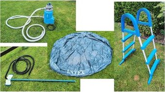 Filtrace Marimex ProStar 2 + schůdky + vysavač + plachta