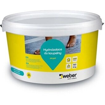 Hydroizolace Weber Akryzol 15kg ,nový