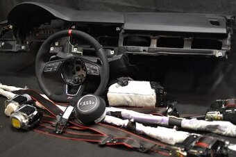 Audi airbag bezpečnostní pás palubní deska