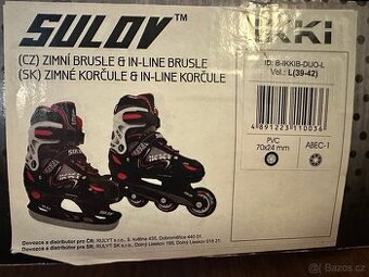 Brusle - rostouci brusle 2 x 38-42, 39-42