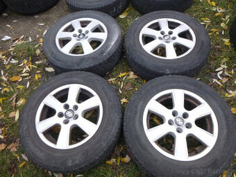 4x alu disk (5x114,3) zimní pneu 215/70 r16 (5 mm)
