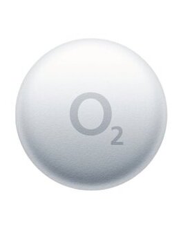 Lokalizační čip O2 tag pro Android 1ks, bílý + klíčenka