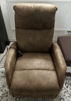 Kožené polohovací křeslo - velmi flexibilní