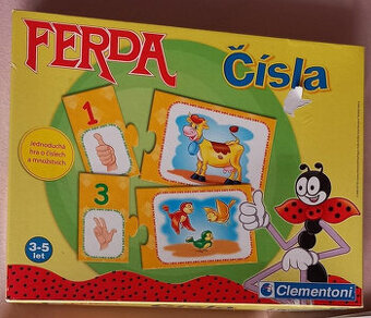 FERDA - Čísla - naučná hra - zn. ALBI - zánovní