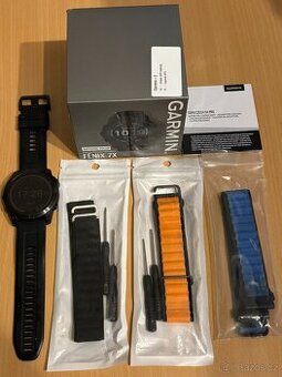 Garmin Fenix 7X Sapphire Solar (51mm) + TOPO Czech V4 PRO