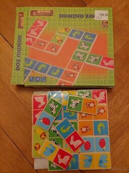 Dřevěné domino se zvířátky