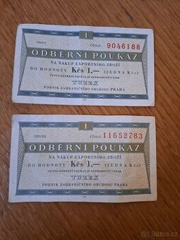 Odběrní poukaz TUZEX