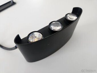 LED nástěnné svítidlo 6xLED/6W/230V IP54 3000K čern