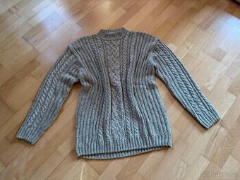 VELKÝ PLETENÝ PÁNSKÝ SVETR zn. C&A, vel. XL-XXL