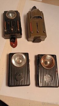 Retro baterky, svítilny - cena za vše