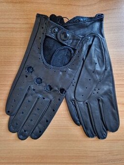 Kožené driving rukavice